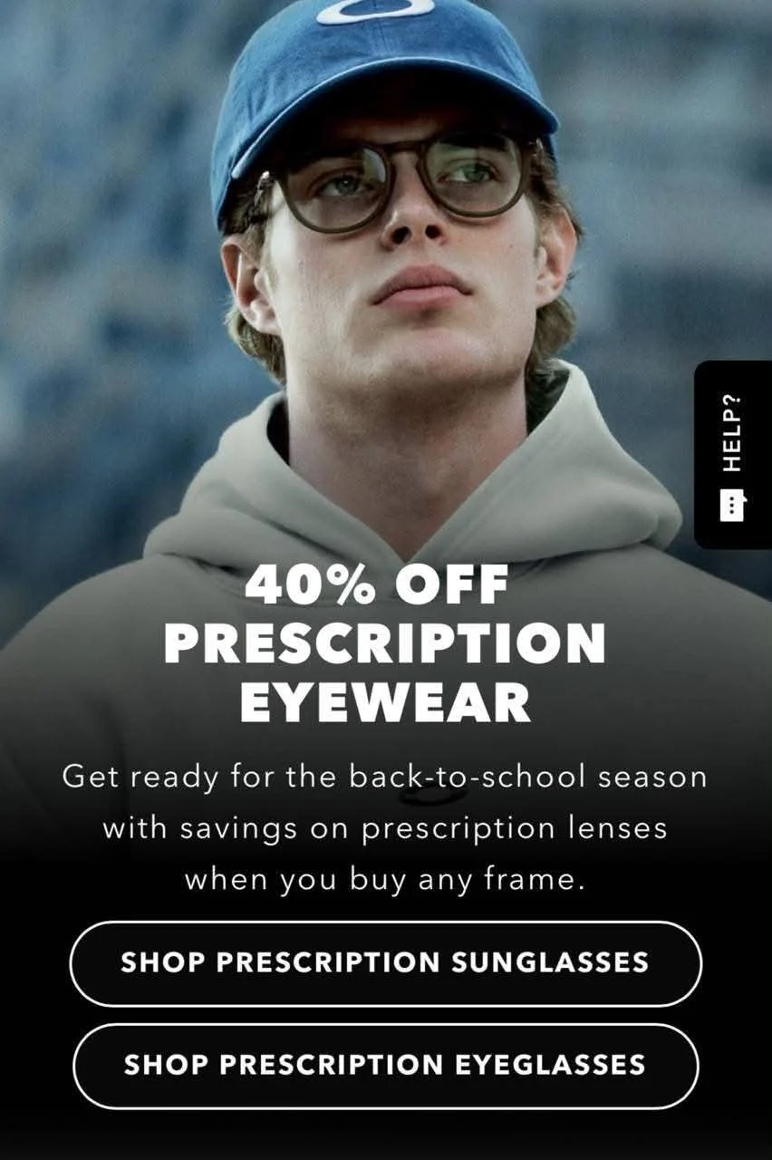 Oakley Prescription Eyewear 40% Off Deal