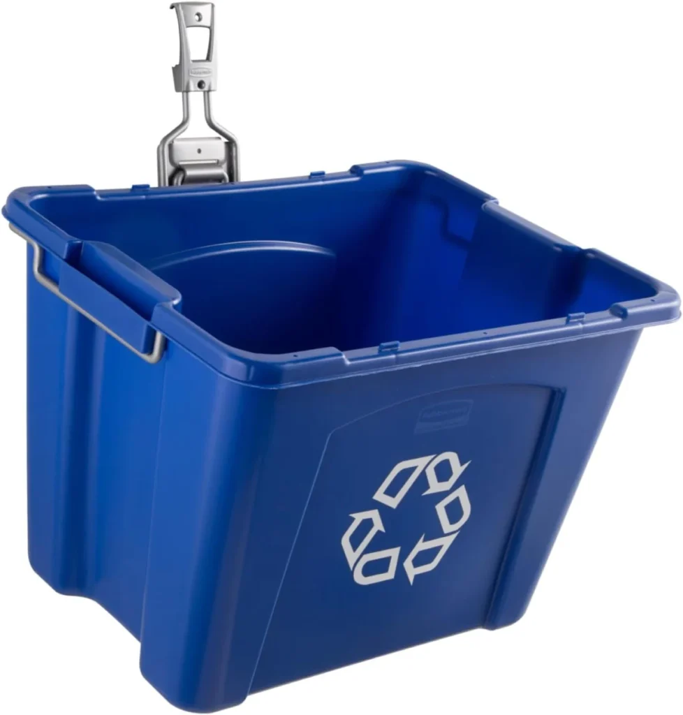 Rubbermaid Garage Fasttrack Recycling Bin Only $17.xx