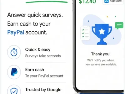Google Opinion Rewards app – answer quick surveys and earn cash to your PayPal account