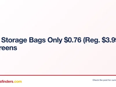 Walgreens deal card