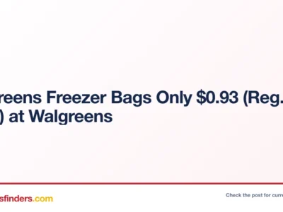 Walgreens deal card