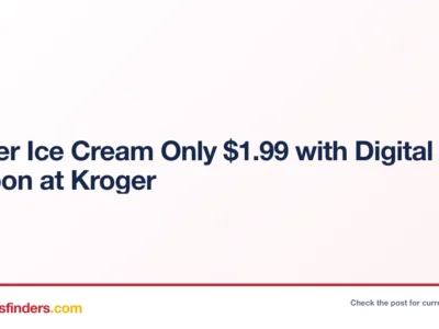 Kroger deal card