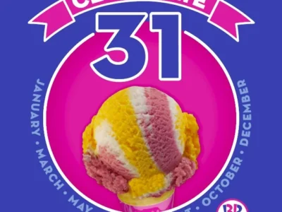 Baskin Robbins: Get 31% off ice cream scoops today, July 31st!