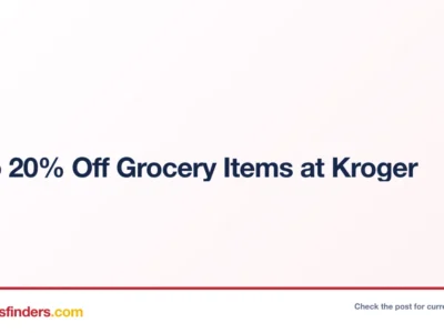Kroger deal card