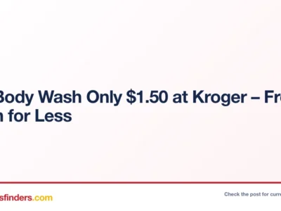Kroger deal card