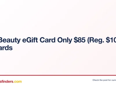 Giftcards deal card