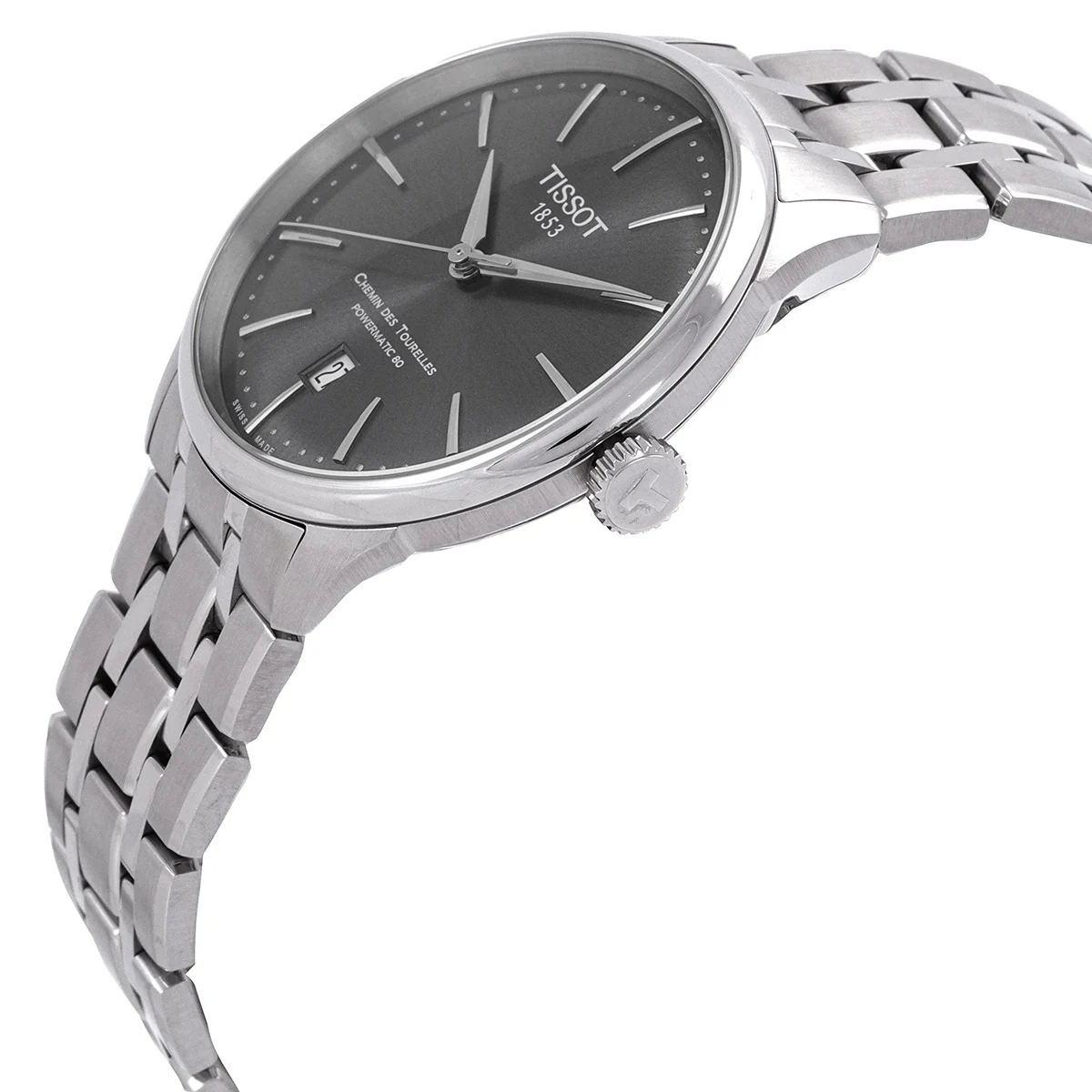 Tissot Chemin Des Tourelles Automatic Grey Dial Men’s Watch Just