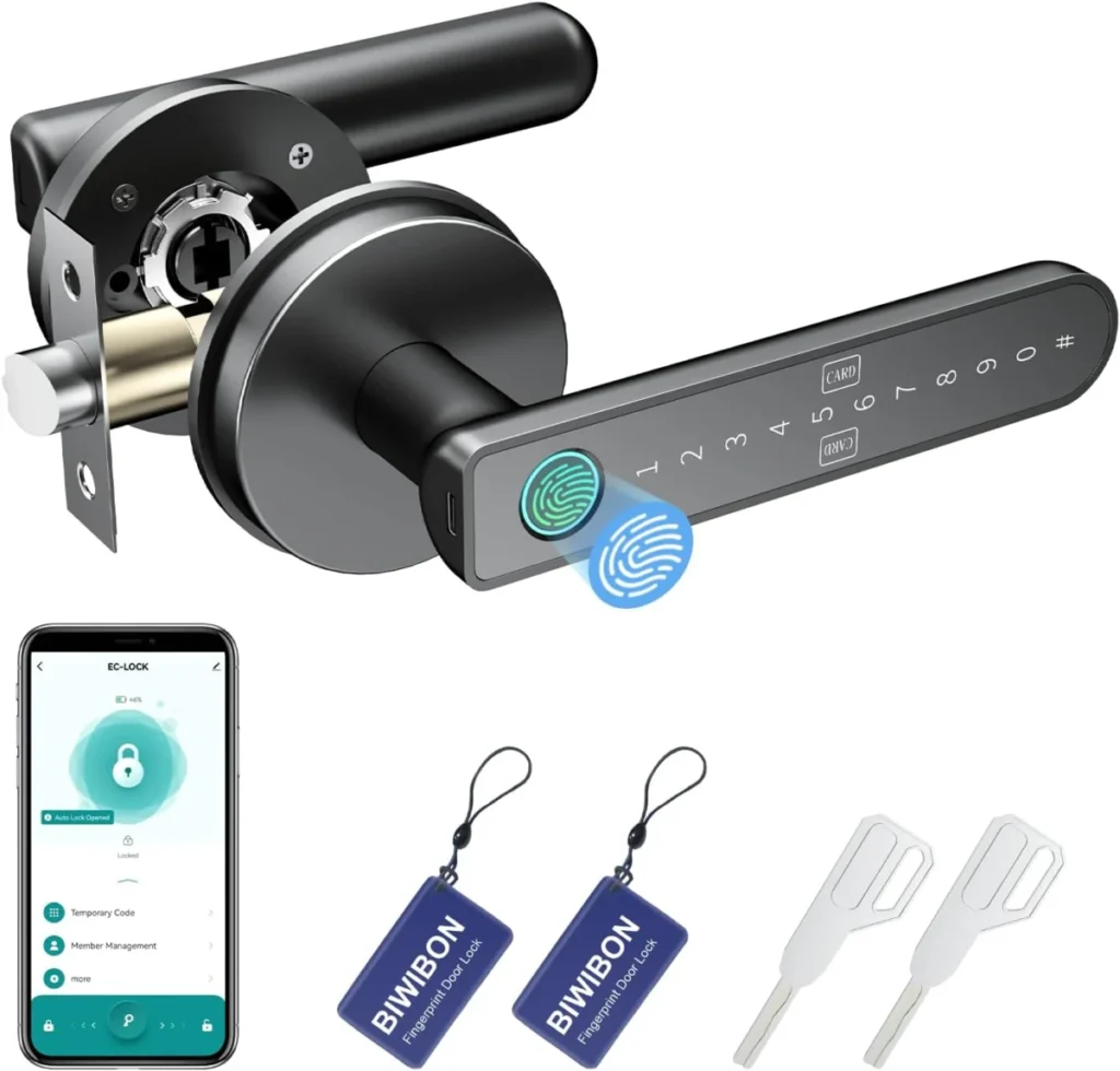 BIWIBON Fingerprint Door Lock Only $36.xx (Reg. $50) at