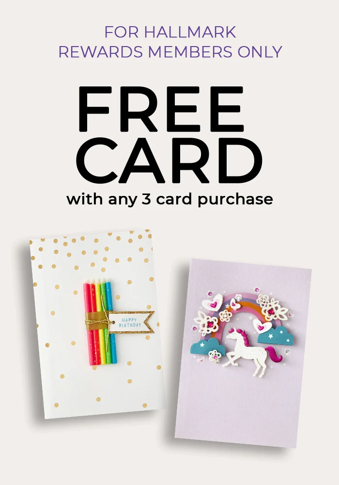 Free Hallmark Card for Rewards Members – No Cost
