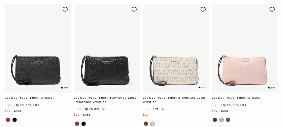 Wristlets Sale at Michael Kors: Save 82%