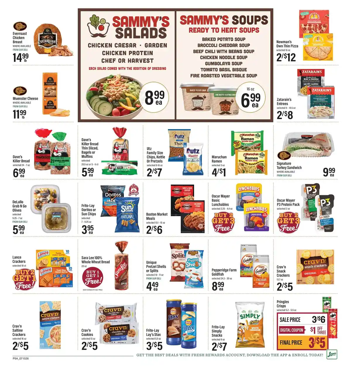 Lowes Foods Weekly Ad 8/5-8/11 Up to 20% Off Grocery Deals
