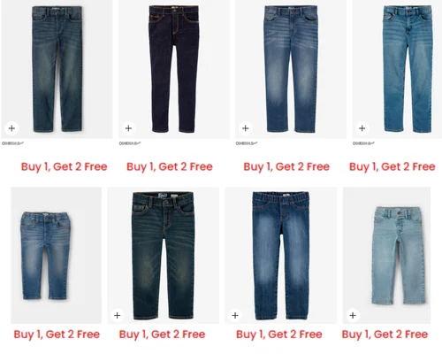 Carter’s & OshKosh B1G2 FREE Jeans: As Low As $10