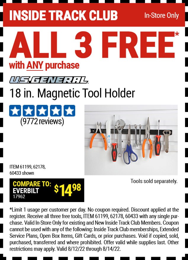Free Gift with Any Harbor Freight Purchase – 2‑Pack Flashlights (Aug