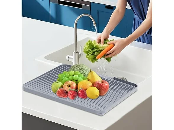 Silicone Dish Drying Mat Deal under $10