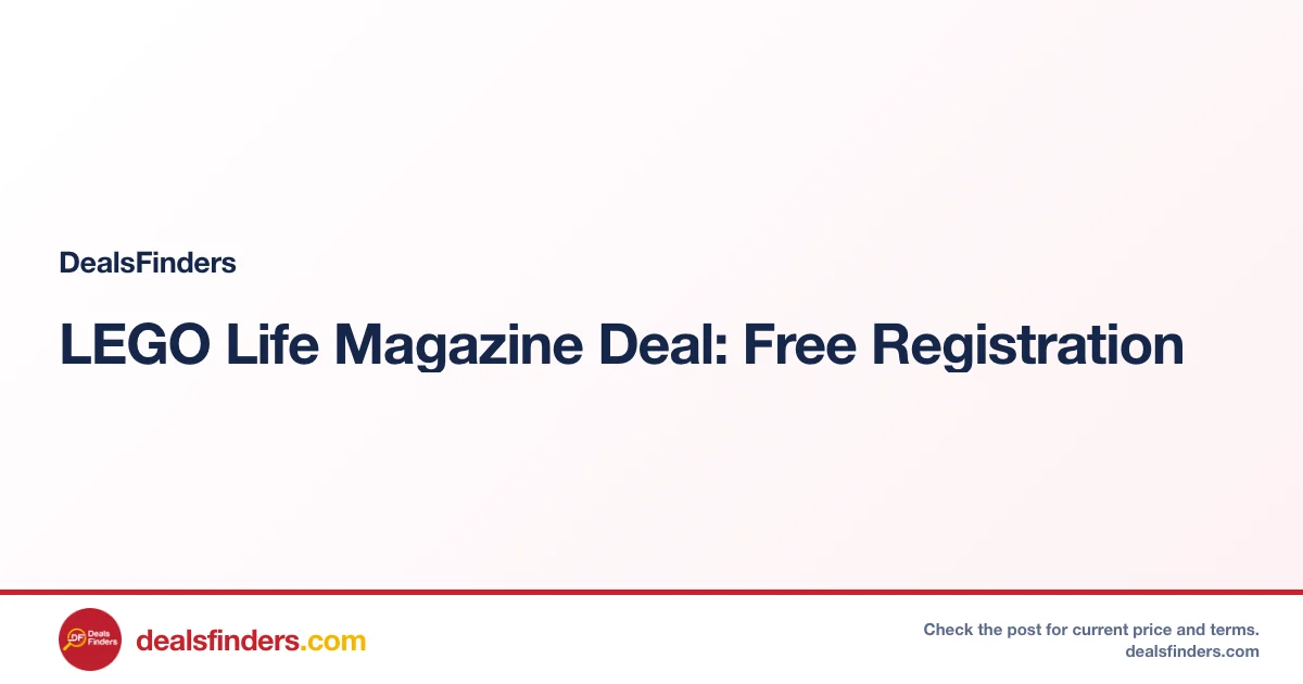 LEGO Life Magazine Deal: Free Registration