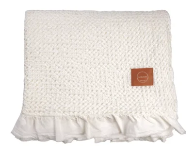 50″ x 60″ Discover Europe Made In Portugal Adelaide Waffle Throw Blanket $16 at Kohls