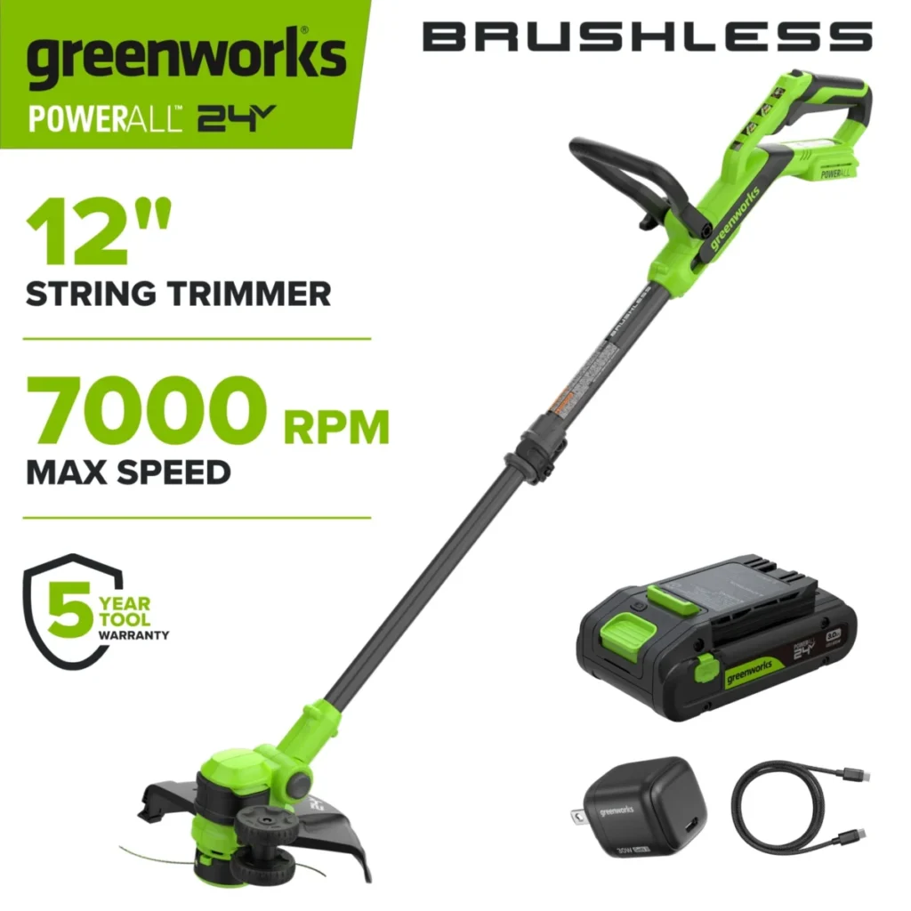 String Film Greenworks PowerAll 24V String Trimmer Only $79 (Reg.