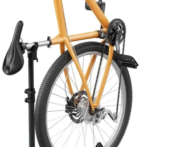 FurniEdge Vertical Bike Stand (Bikes up to 29″) $37 at Amazon