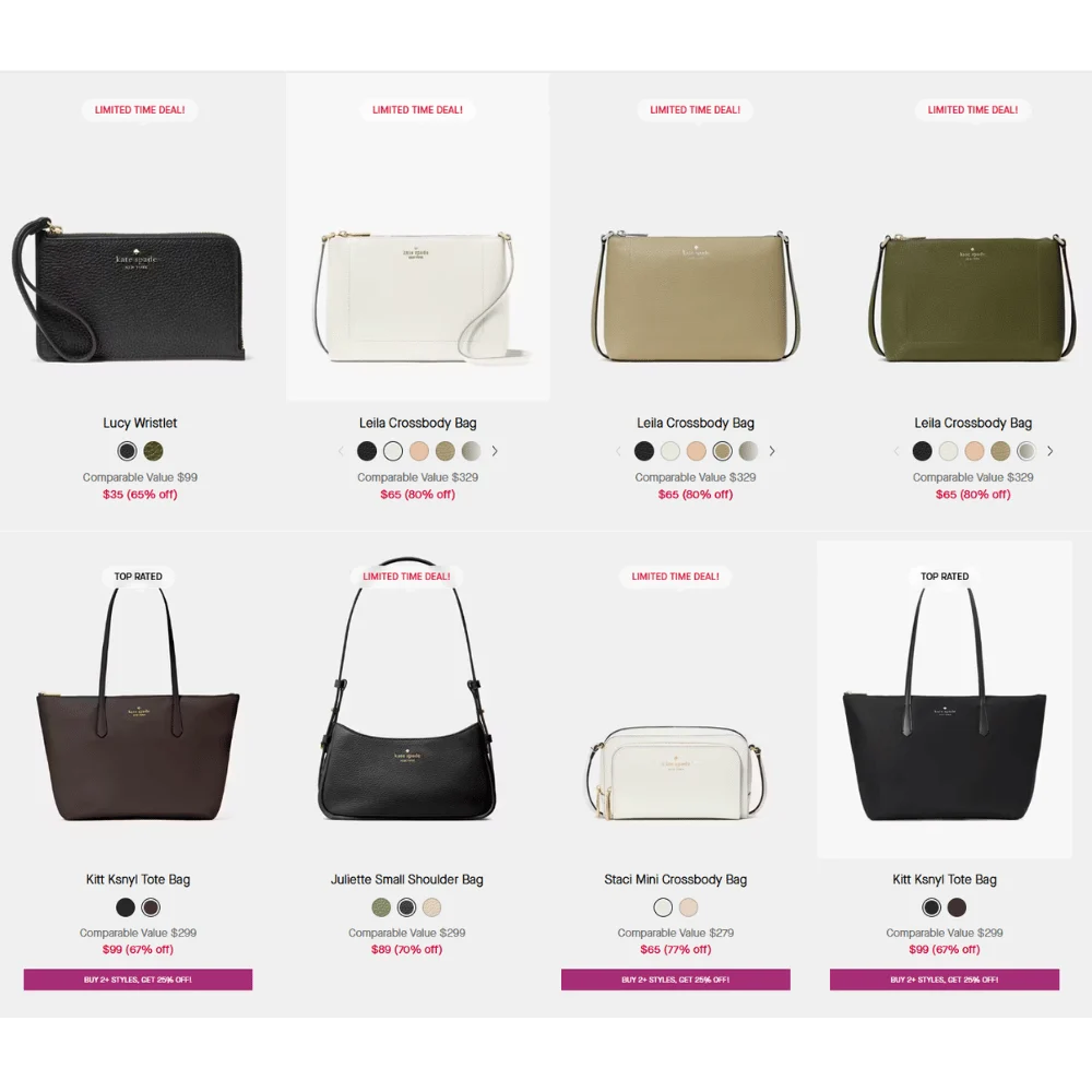 Kate Spade Designer Handbags Sale: Up to 80% Off