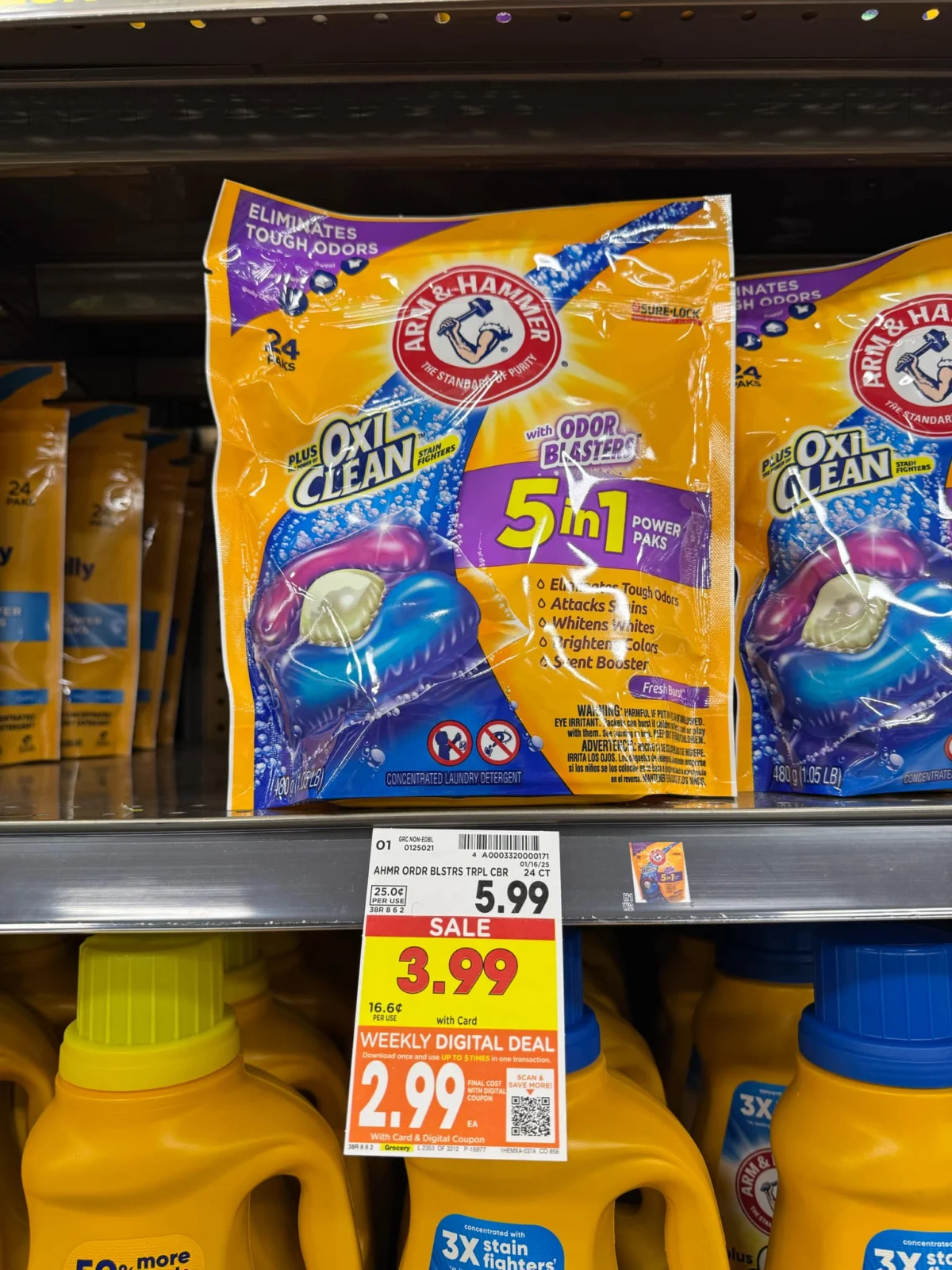 Arm & Hammer Laundry Detergent Only $3 (Reg. $11) at Kroger