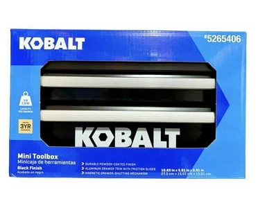 Kobalt Mini 2 Drawer Black Steel Tool Box Portable Storage System Tools Jewelry Makeup Tattoo Accessories 06d11584 D4b6 4682 8da0 2e0347841b0c.4388ad783aafc421fc9e907cbf00db39