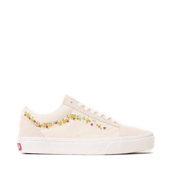 Vans Old Skool Floral Embroidery Skate Shoe Only $30 at Journeys