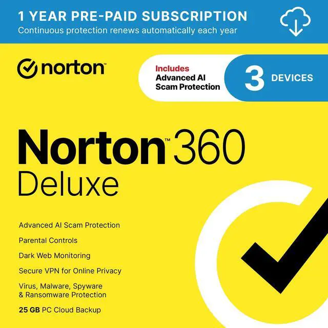 1-Year Norton 360 Premium 2026 (10 Devices Only $17 at Newegg