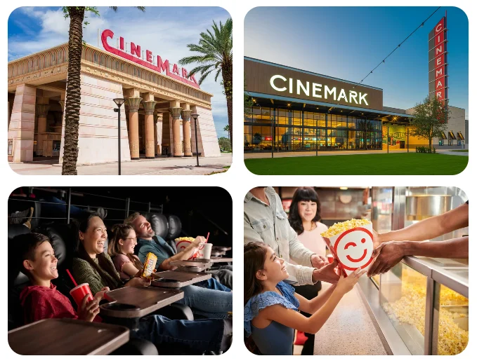 Cinemark Movie Ticket for Two Deal: Save $7 at Giftory