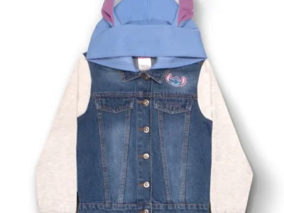 Disney Lilo & Stitch Girl’s Hoodie Jean Jacket Deal: Save $18.49 at Walmart
