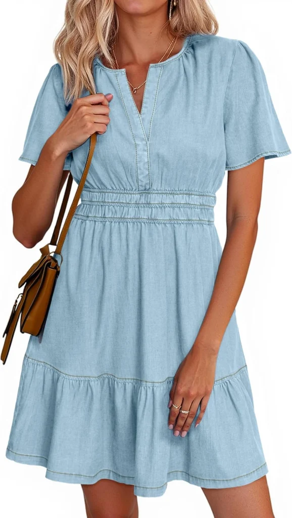 Simplee Women's Denim Dress Only $32.29 (Reg. $46.99)