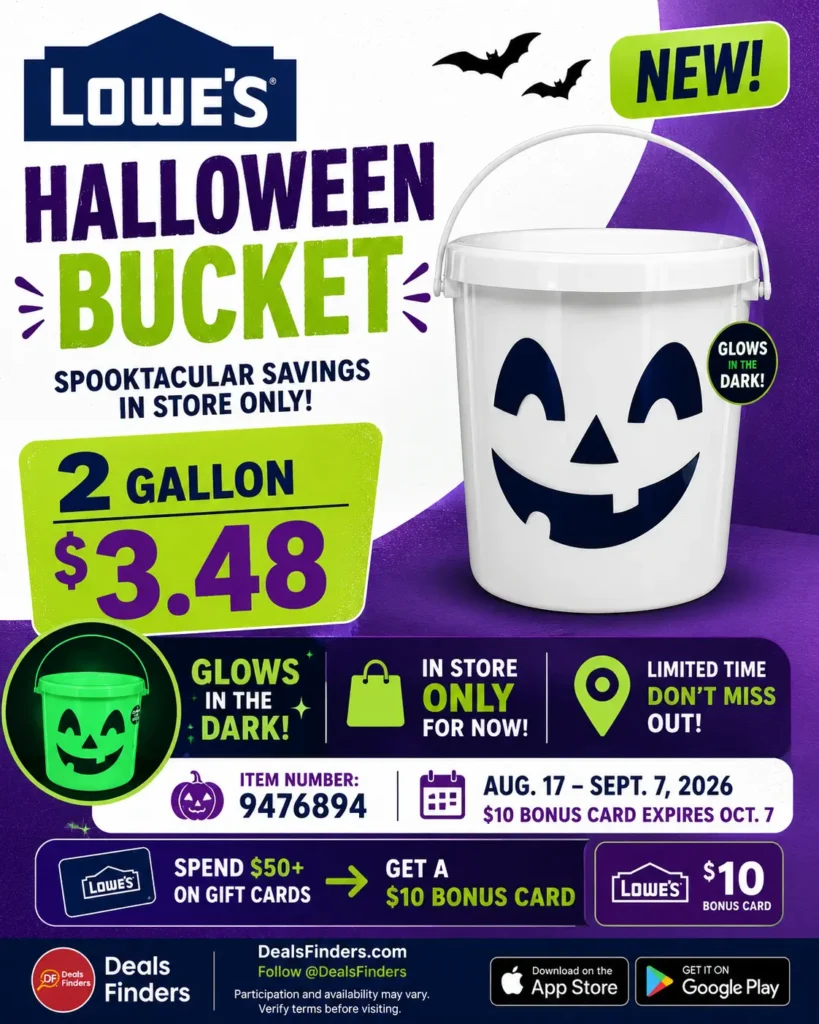 Glow in Dark – Halloween Bucket promo poster