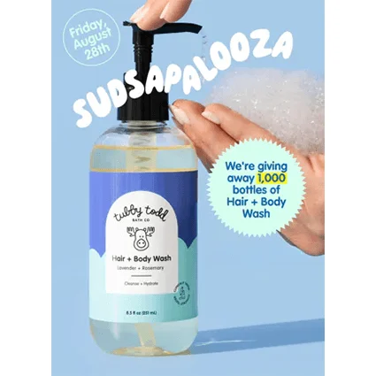 FREE Tubby Todd Hair + Body Wash on August 28th
