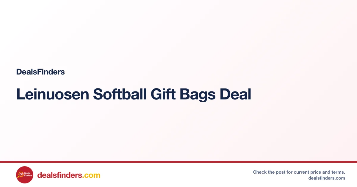 Leinuosen Softball Gift Bags Deal: Save 62%