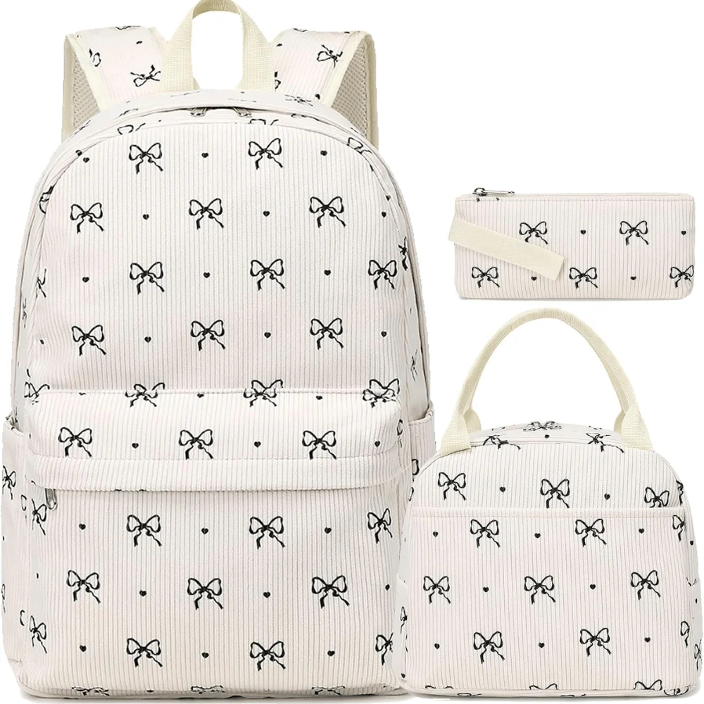Girls Corduroy Bowknot Backpack Deal: Save $12.xx at Amazon