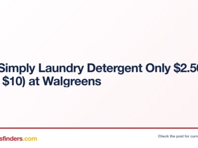 Walgreens deal card