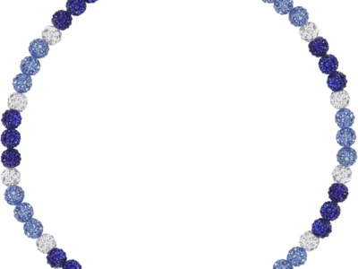 EXPHAIN Baseball Necklaces For Men Women Baseball Team Inspired Beaded Necklace Rhinestone Discoball Necklaces Jewelry-Gift For Baseball Lovers