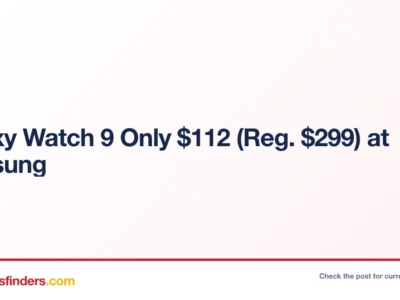 Samsung deal card