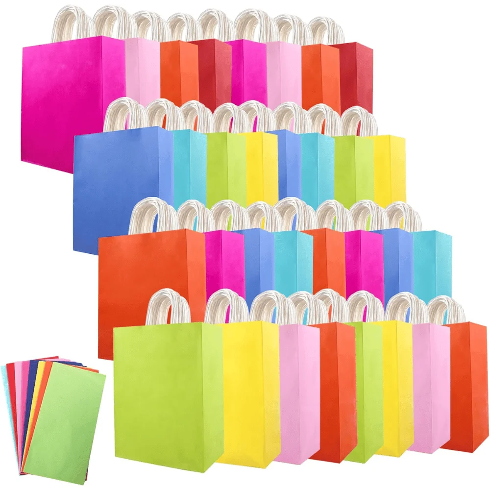 Mstar Pack 32pcs Paper Gift Bags Deal: Save $11.xx at Amazon
