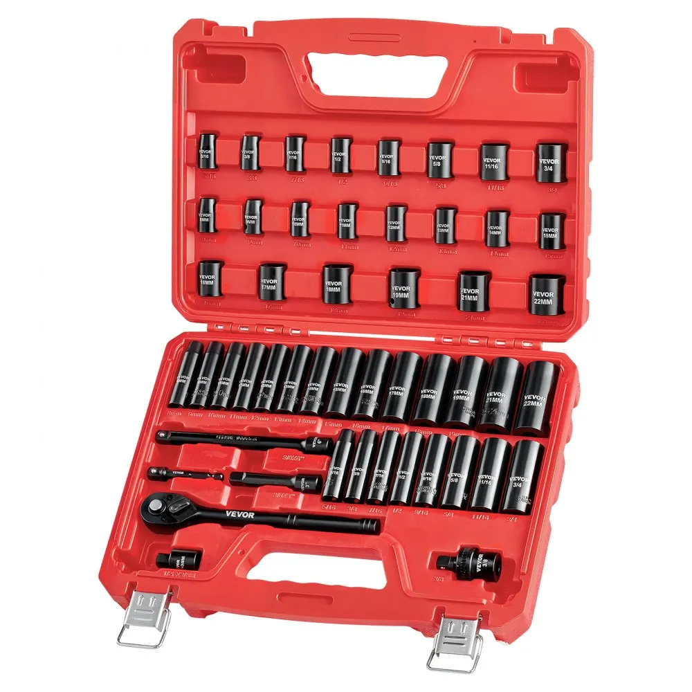 VEVOR 50‑Pc Impact Socket Set Only $25.80 (Reg. $45) at Vevor