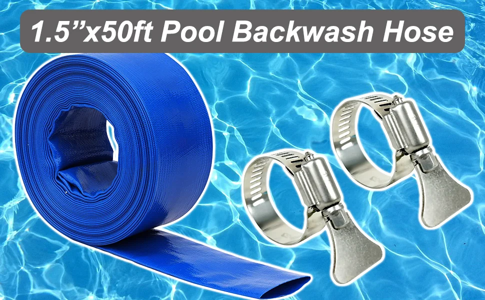 Blue Devil 50' Backwash Pool Hose Only $7.xx (Reg. $20)