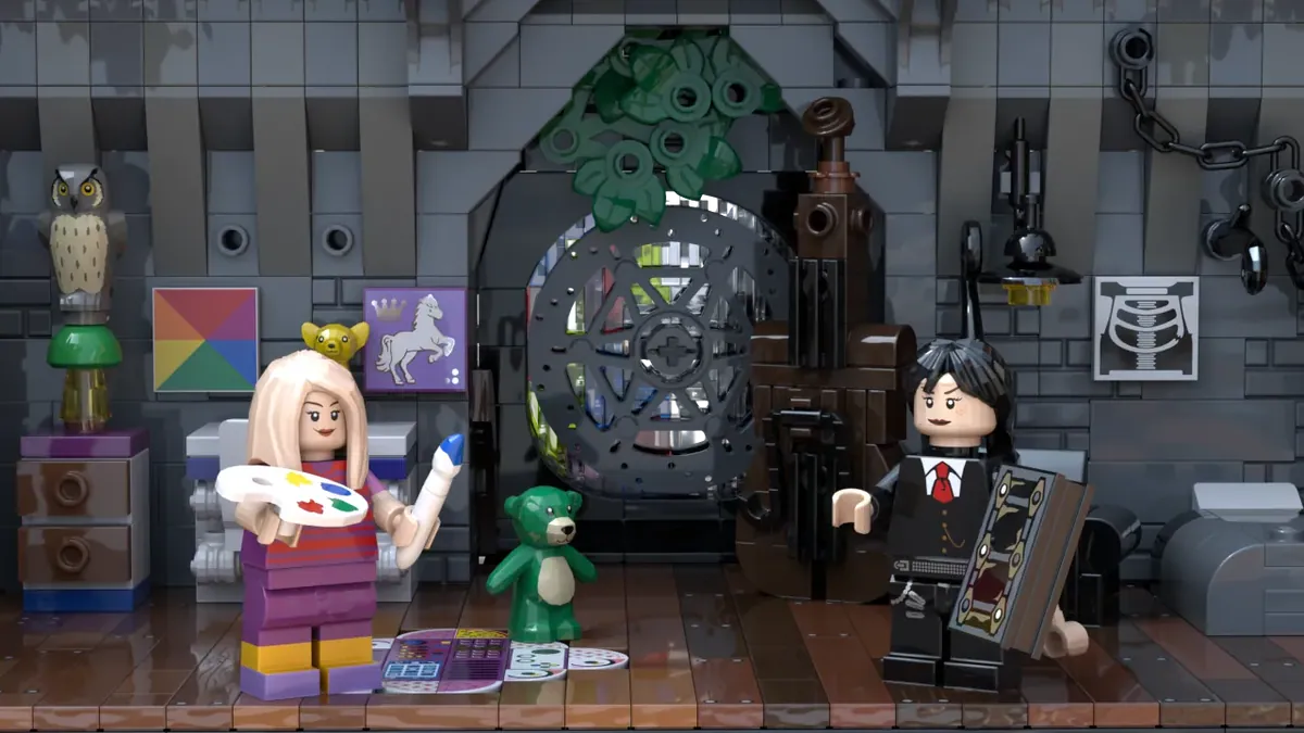 828‑Pc LEGO Wednesday Apartment Set Just $54 Shipped Free at Lego