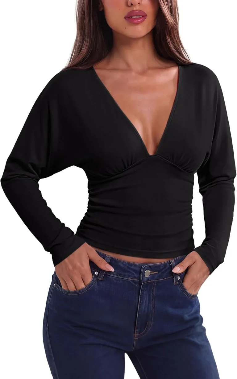 REORIA Women’s Batwing Top Shipped Free at Amazon