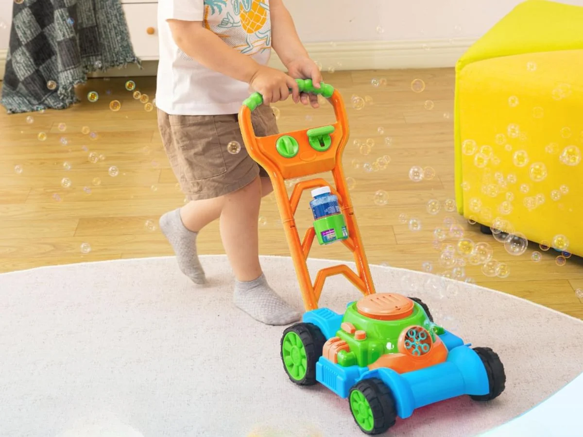 Sloosh Bubble Blowing Lawn Mower Only $23.xx (Reg $40)