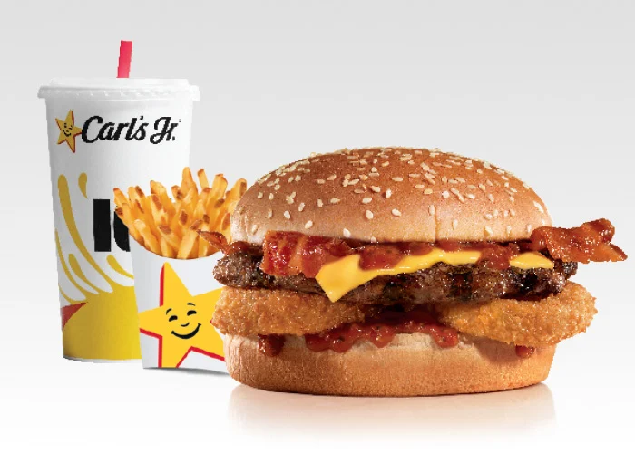 Free Western Bacon Cheeseburger + Large Drink with Carlsjr Purchase