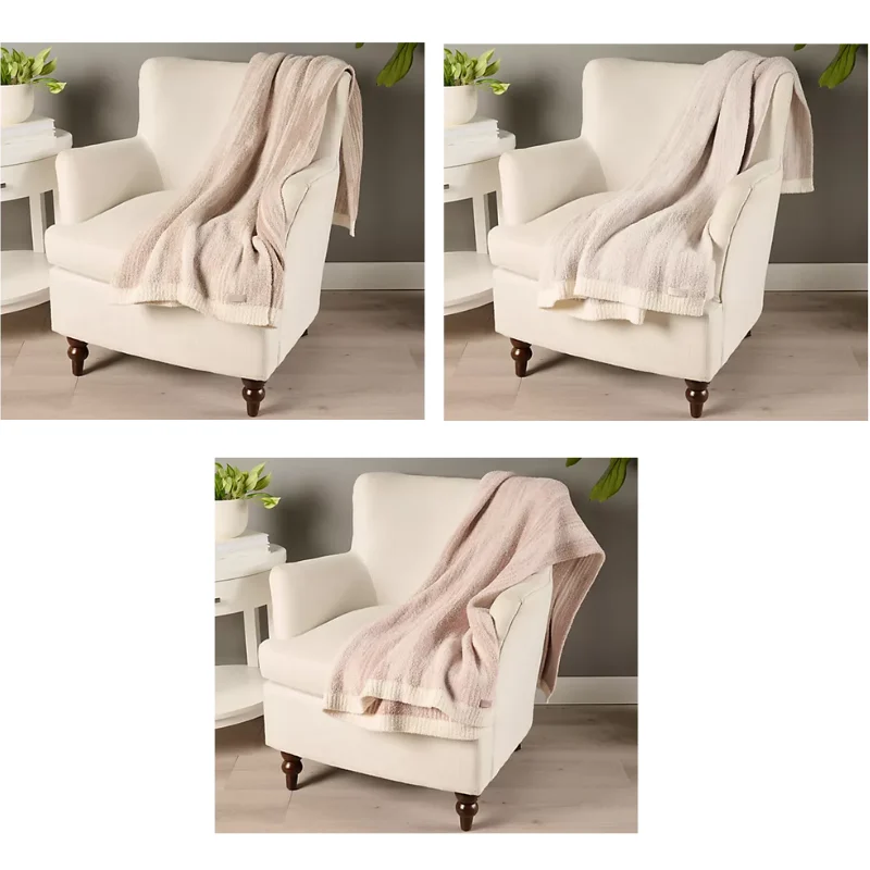 Barefoot Dreams 45×60 CozyChic Textured Blanket Deal: Save 62% at QVC