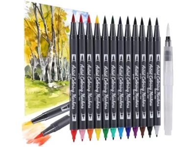 24 Colors Blendable Watercolor Markers Deal: Save $8.xx at Woot