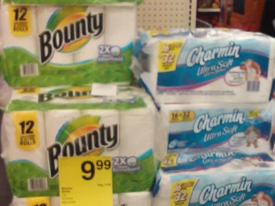 Charmin and Bounty Paper Products, Only $6.49 per Pack at CVS
