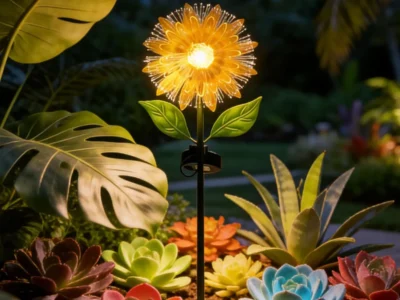 Sunflower Garden Solar Stake Lights Just $9.xx (Reg $27)