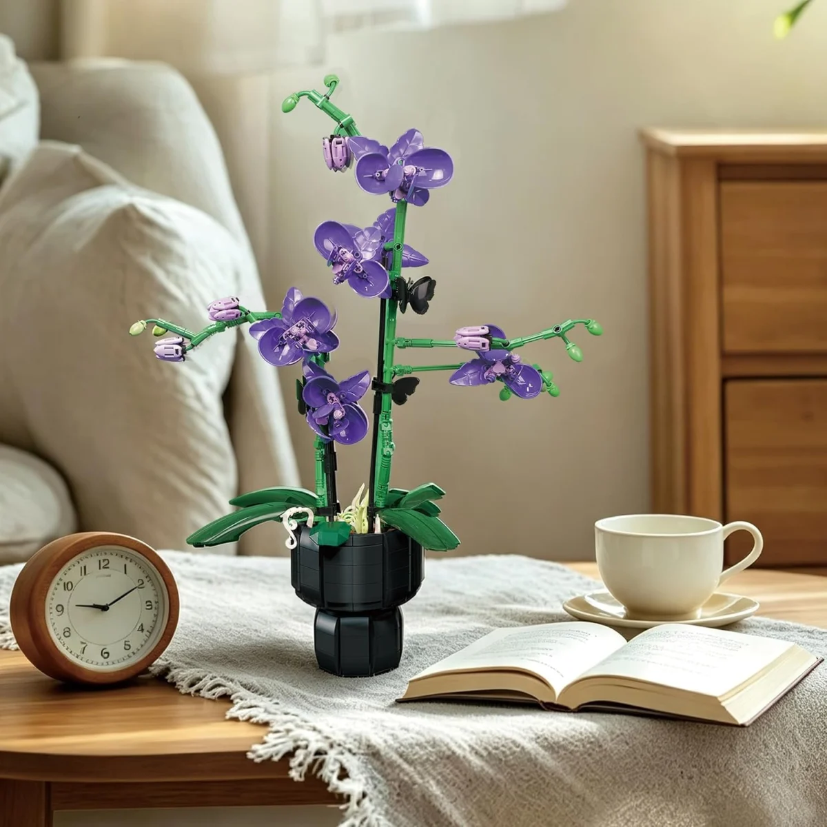 Purple Orchid Flower Building Set Deal