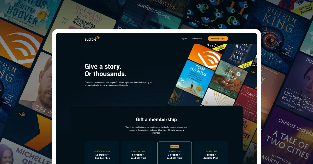 Audible Audiobooks Only 1 Credit for 2 Titles at Audible